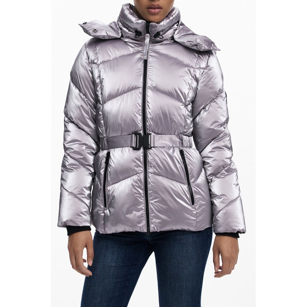 Desigual Rosa Polyurethane Women Jacket | Regal Royce