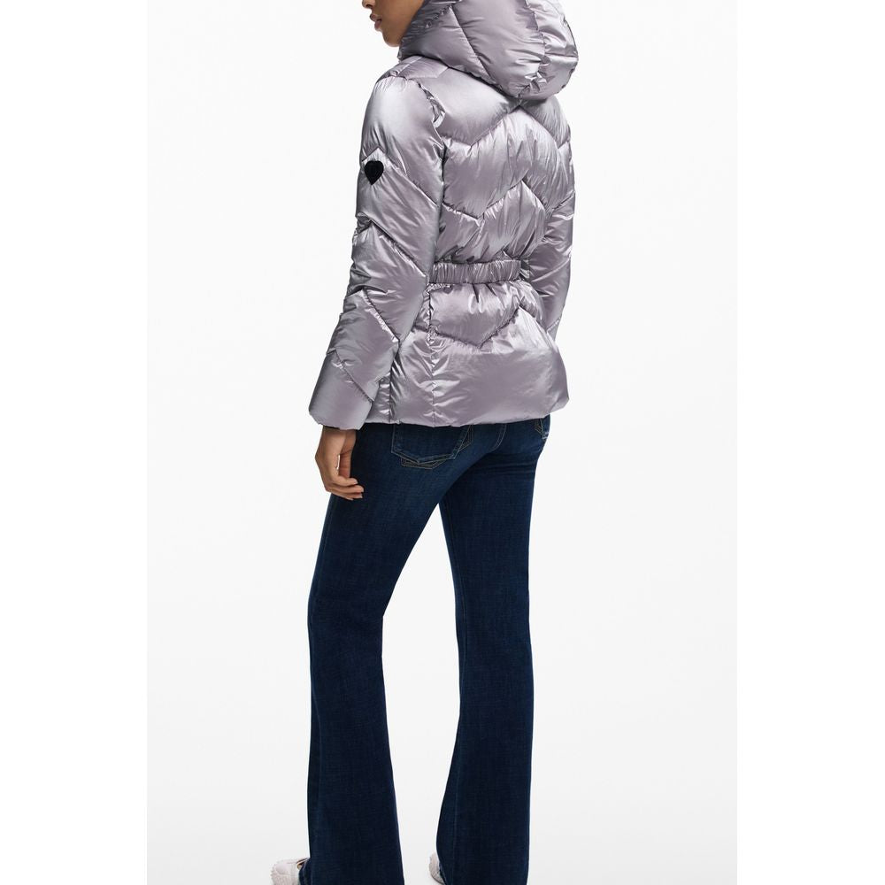 Desigual Pink Polyethylene Women Jacket