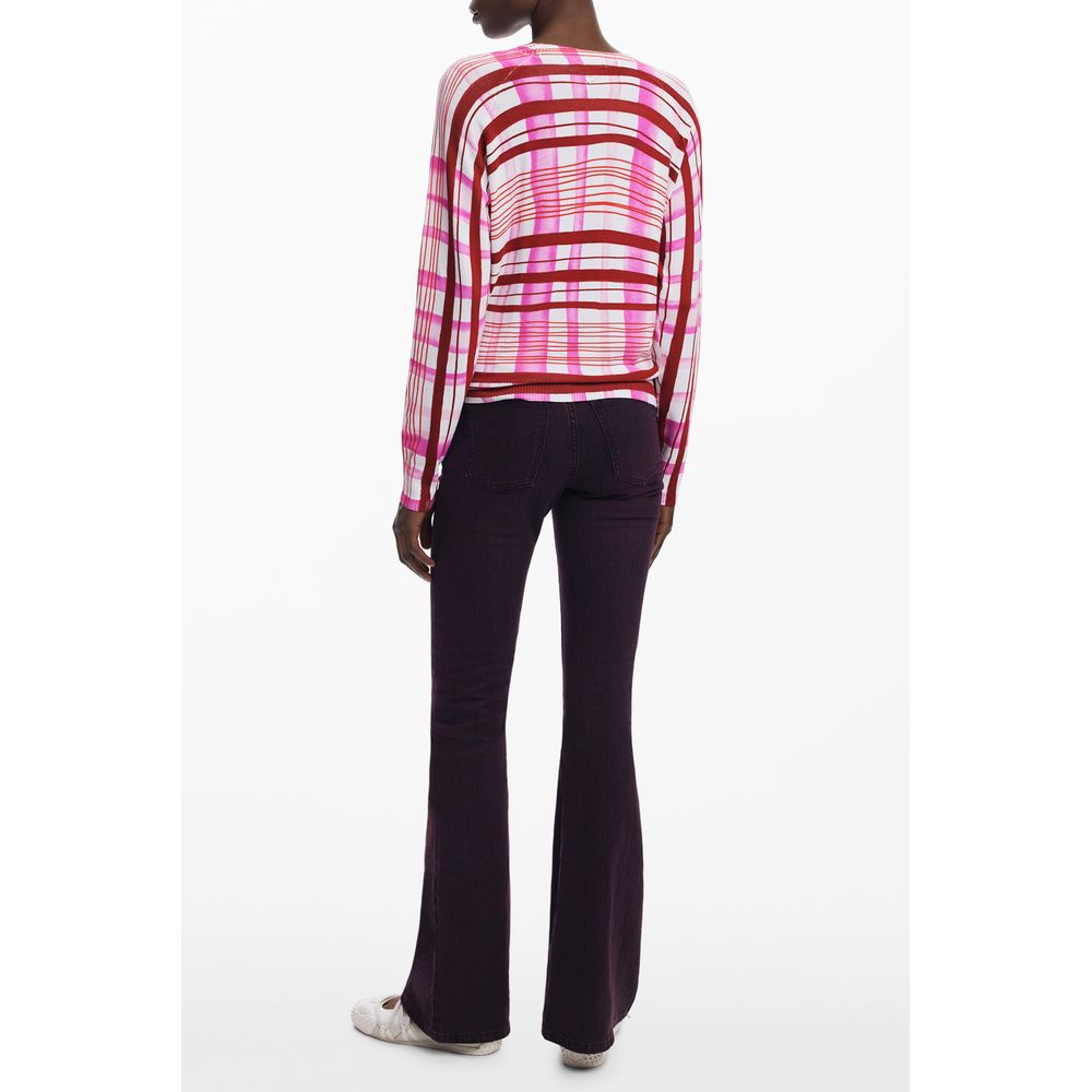 Desigual Pink Viscose Sweater | Regal Royce