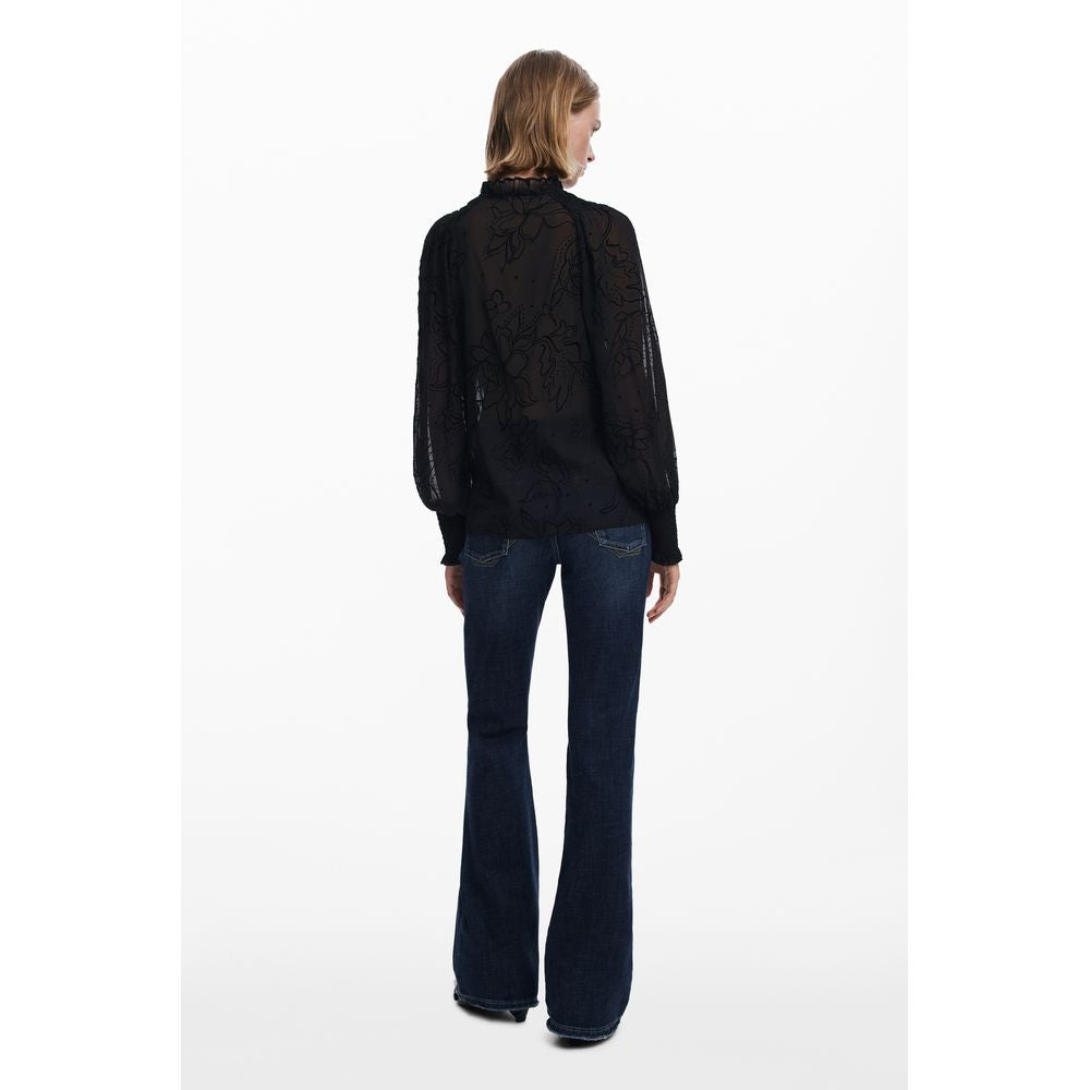 Desigual Black Polyester Women Blouse