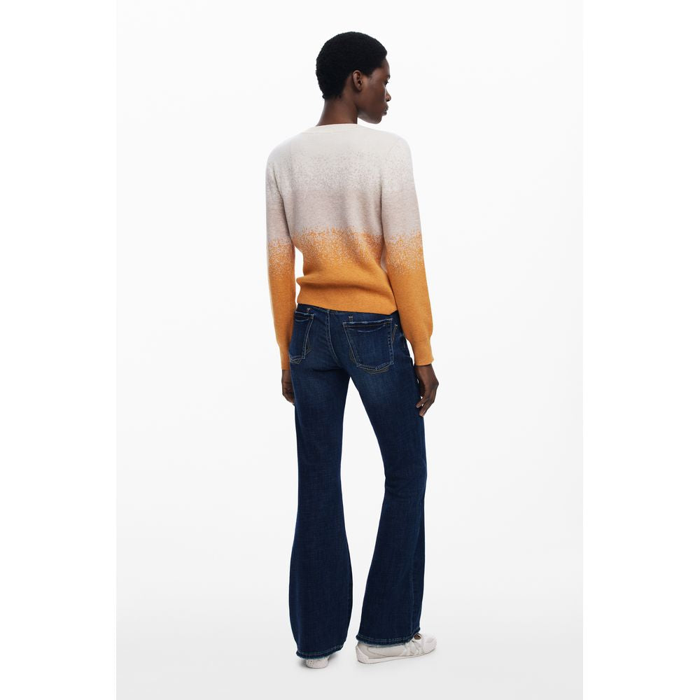 Desigual Beige Wool Women Sweater