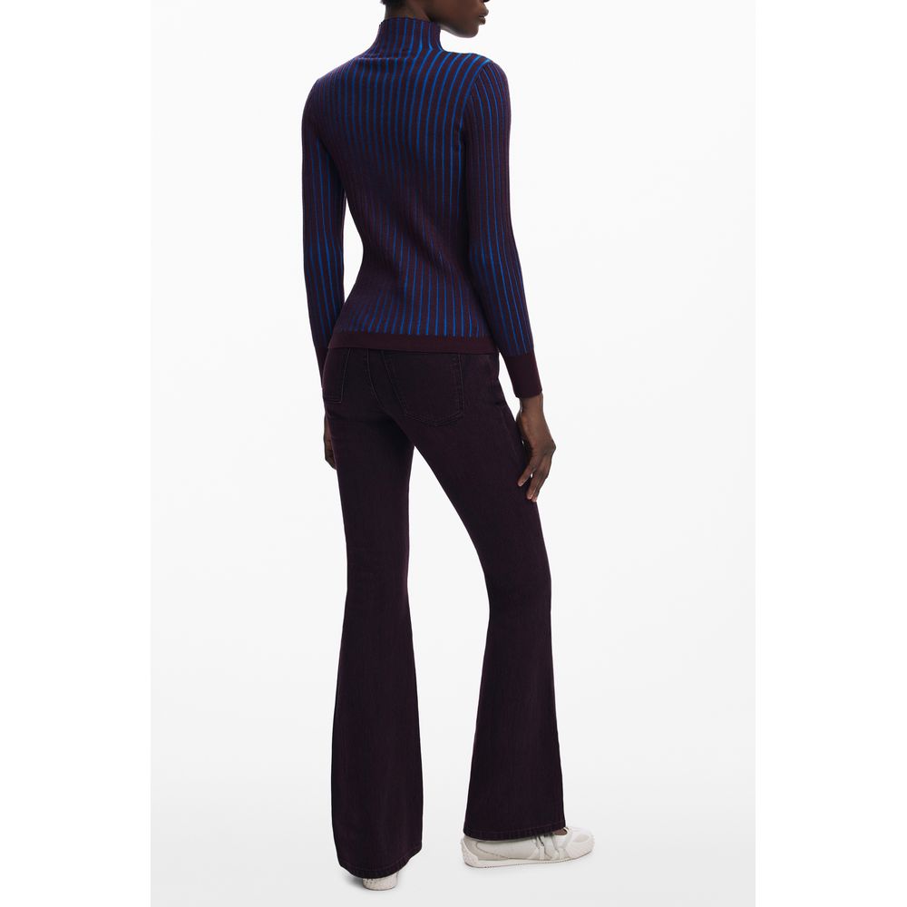 Desigual Brown Polyester Women Sweater | Regal Royce