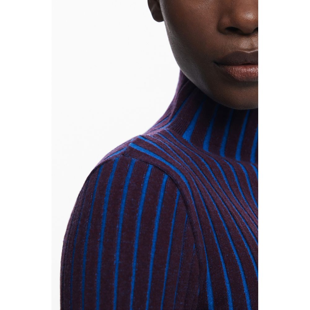 Desigual Brown Polyester Women Sweater | Regal Royce