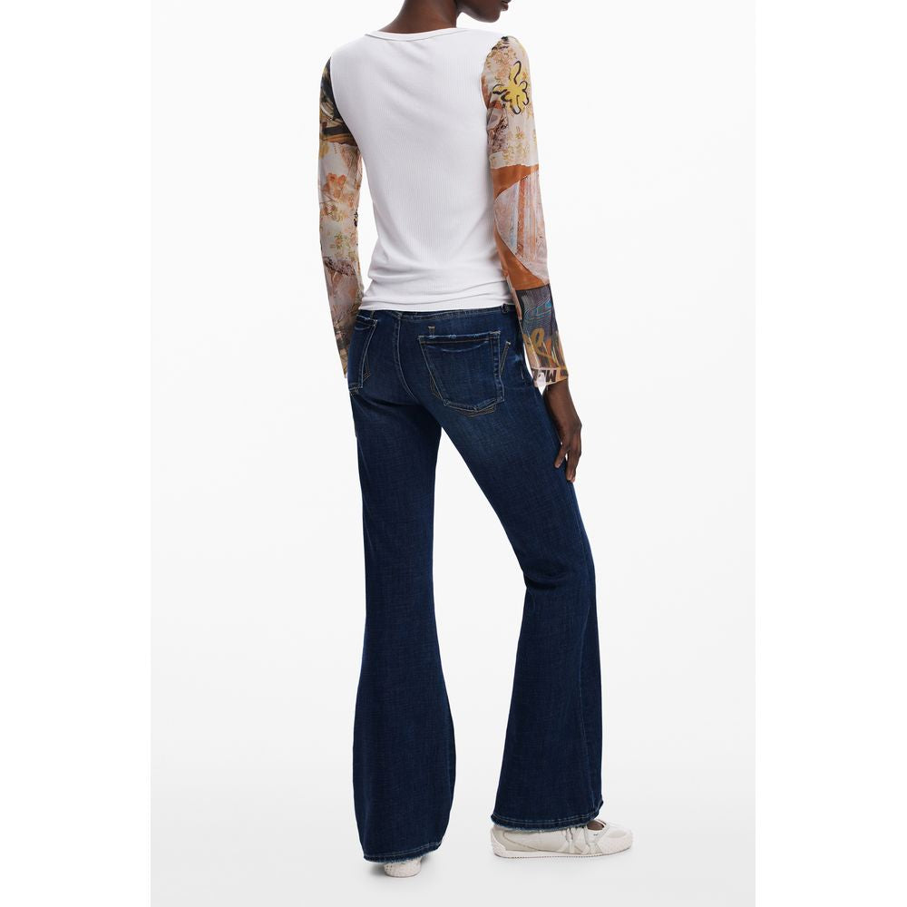 Desigual Bianco Viscosa Women Sweater | Regal Royce