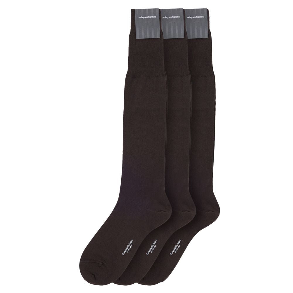 ZEGNA Brown Wool Socks | Regal Royce