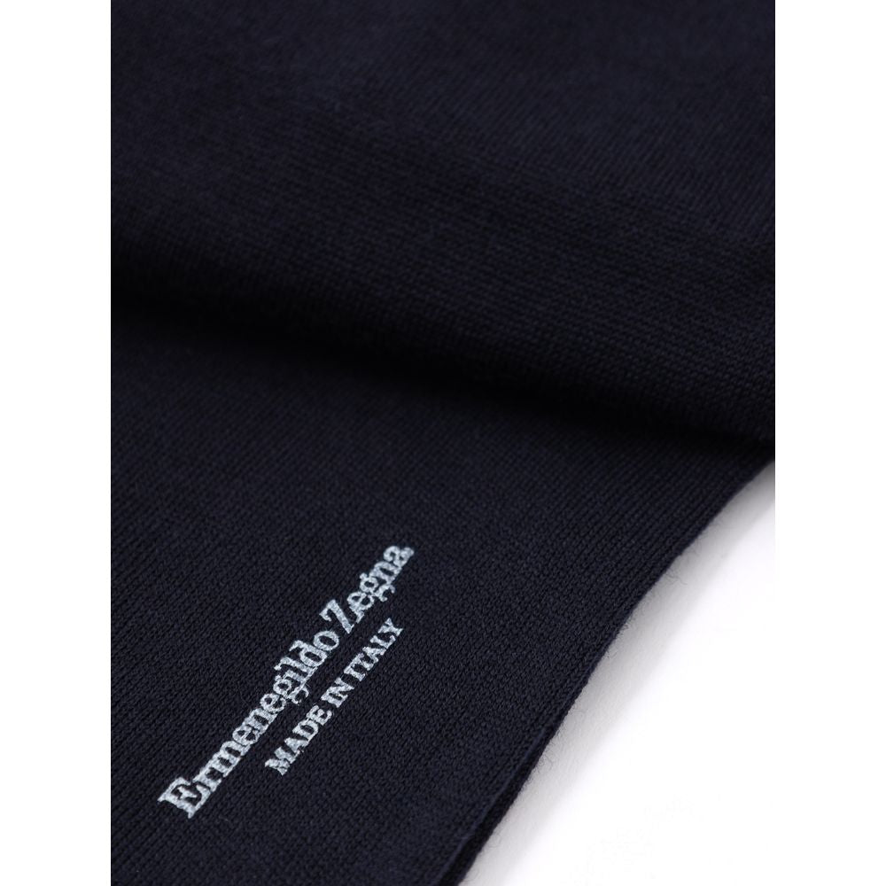 ZEGNA Blue Wool Socks | Regal Royce
