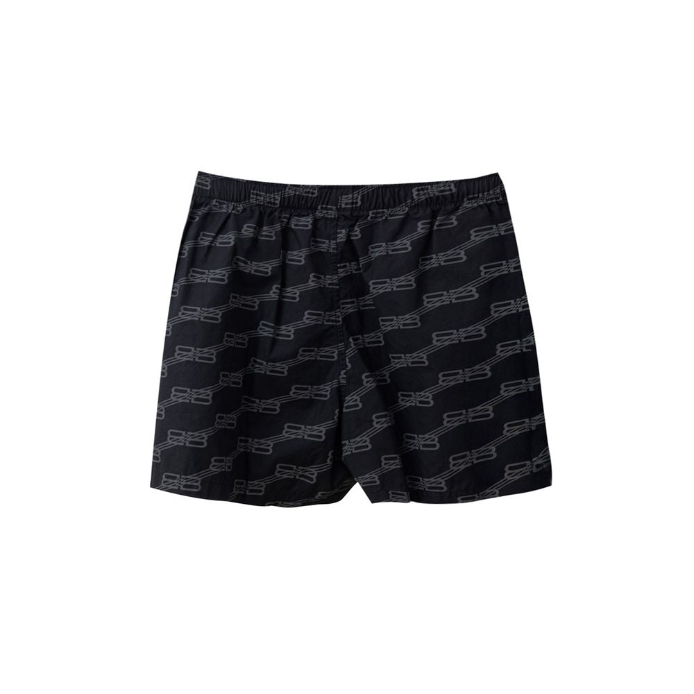 Balenciaga Black Cotton Bermuda Shorts | Regal Royce