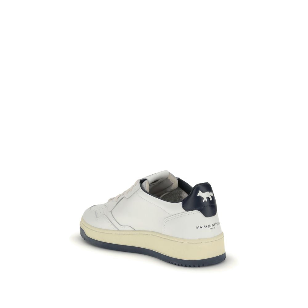Autry White Leather Athletic Sneakers