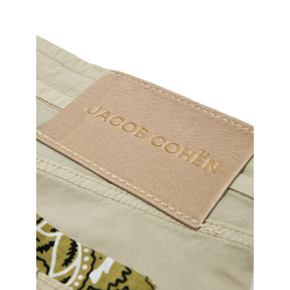 Jacob Cohen Beige Cotton Casual Pants | Regal Royce