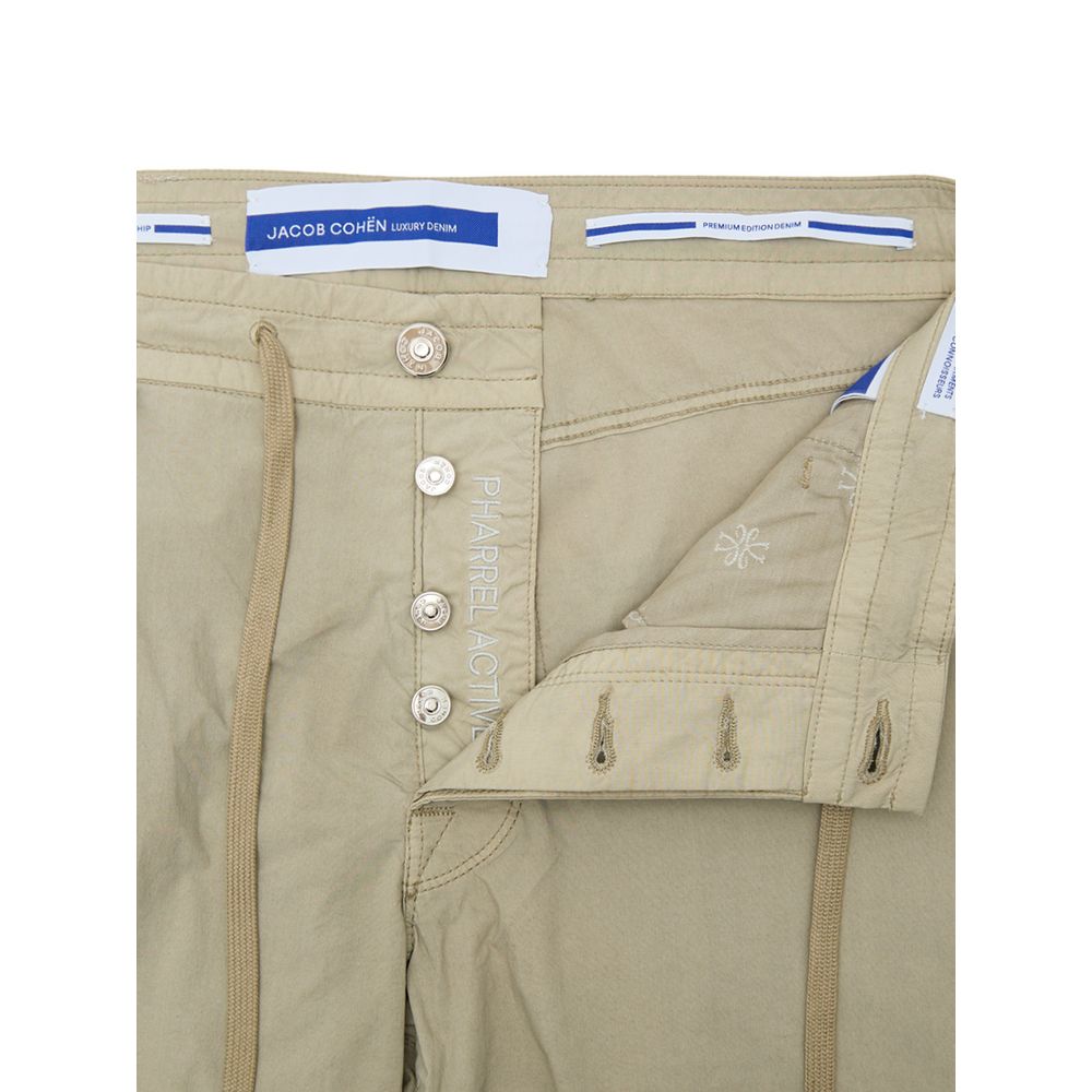 Jacob Cohen Beige Cotton Casual Pants | Regal Royce