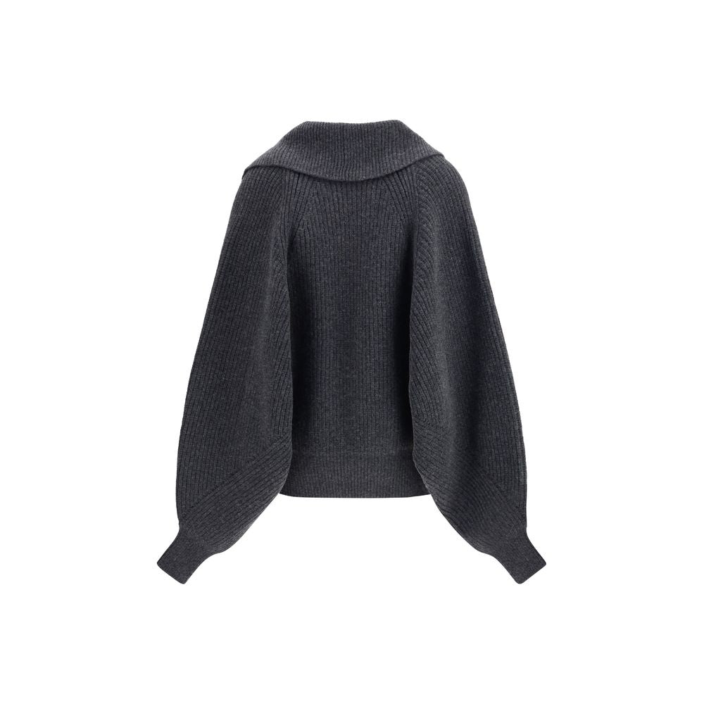 Balmain Gray Wool Sweatshirt | Regal Royce