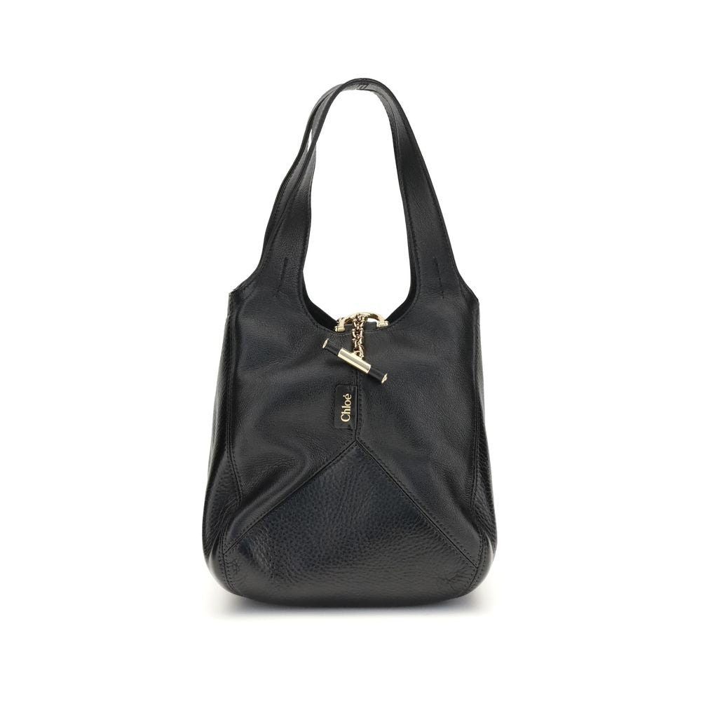 Chloé Black Calf Leather Bos Taurus Shoulder Bag