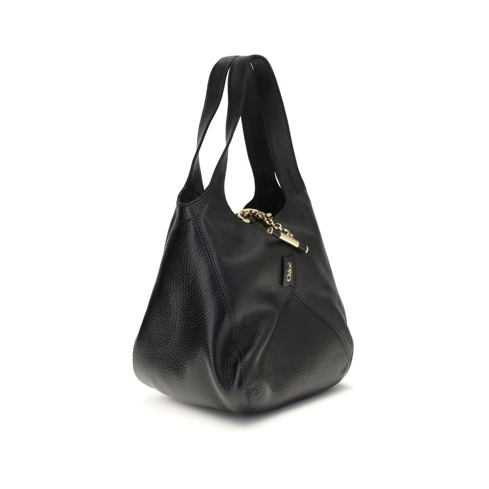 Chloé Black Buffalo Leather Shoulder Bag | Regal Royce