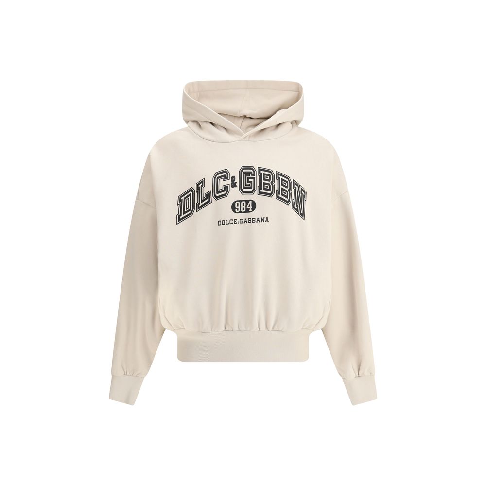 Dolce & Gabbana Beige Cotton Sweatshirt | Regal Royce