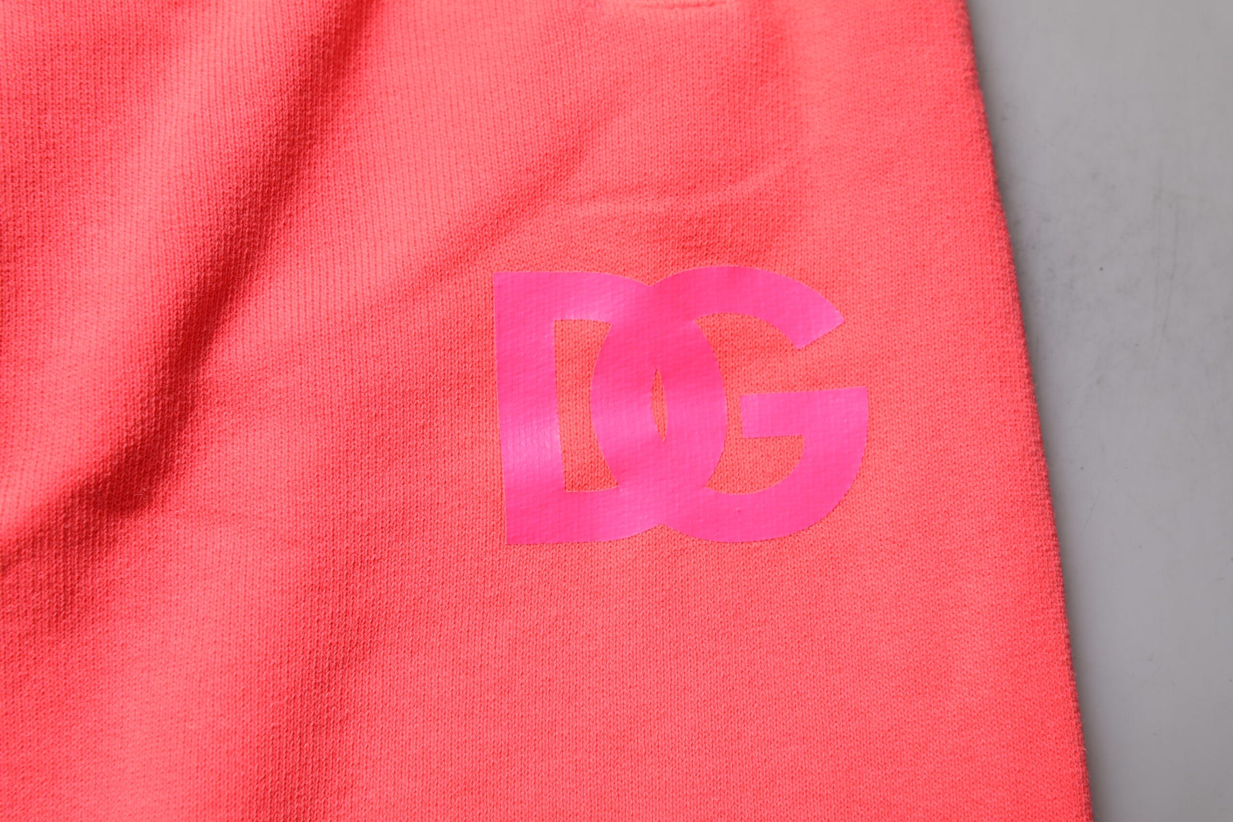 Dolce & Gabbana Neon Red Cotton Jogger Men Sweatpants Pants | Regal Royce