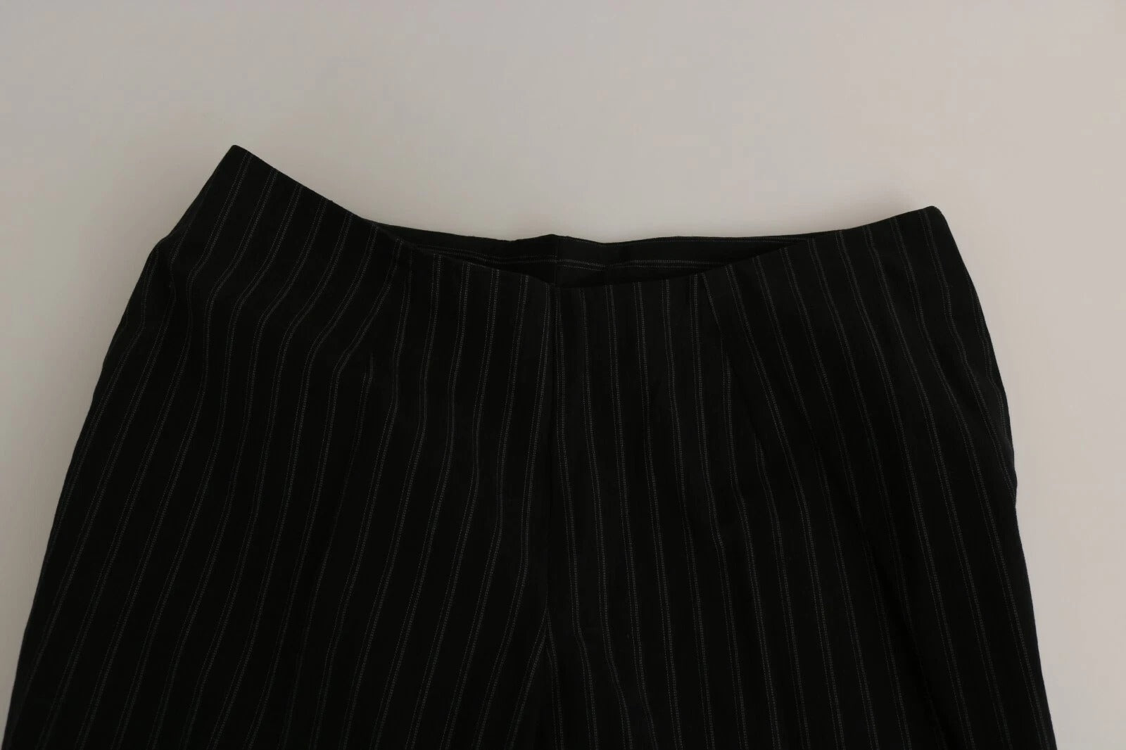 BENCIVENGA Black High Waist Straight Dress Trouser Pants | Regal Royce