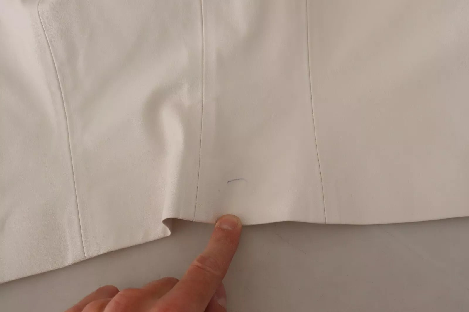 PINKO White Square Neck Button Down Crop Blouse