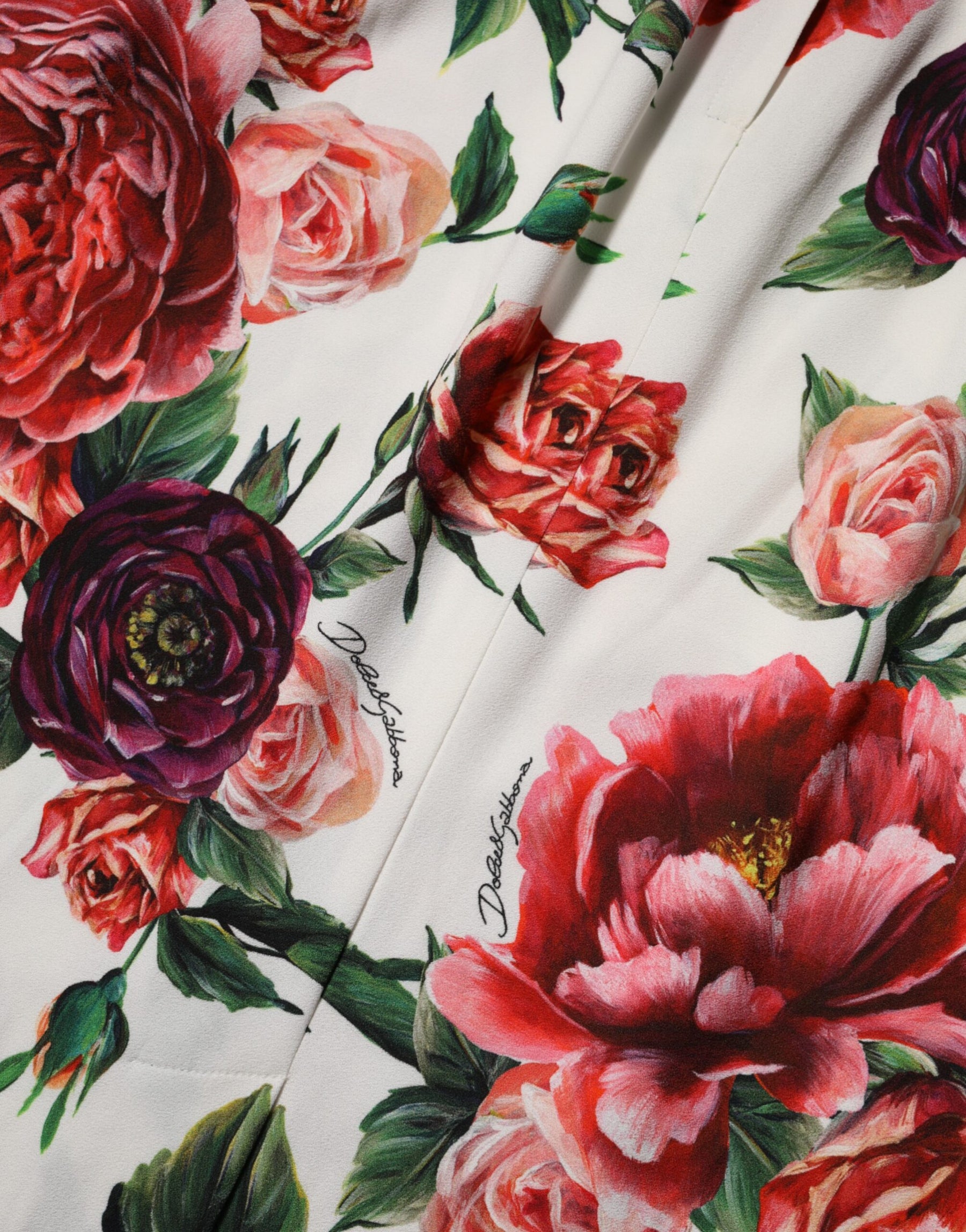 Dolce & Gabbana Multicolor Floral Print Viscose Sheath Dress | Regal Royce