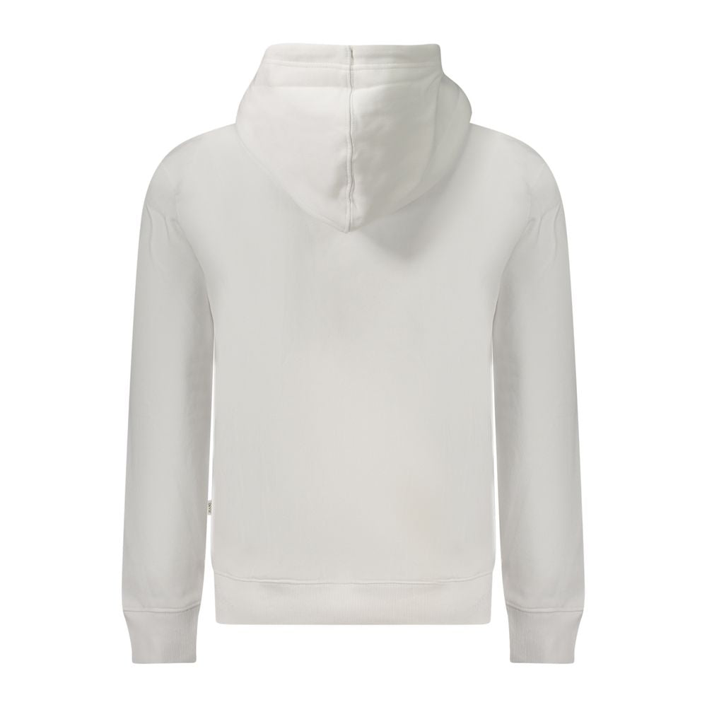 Guess Jeans White Organic Cotton Men Sweatshirt | Regal Royce
