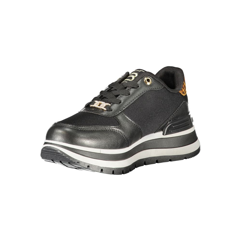 Laura Biagiotti Black Polyester Women Sneaker | Regal Royce
