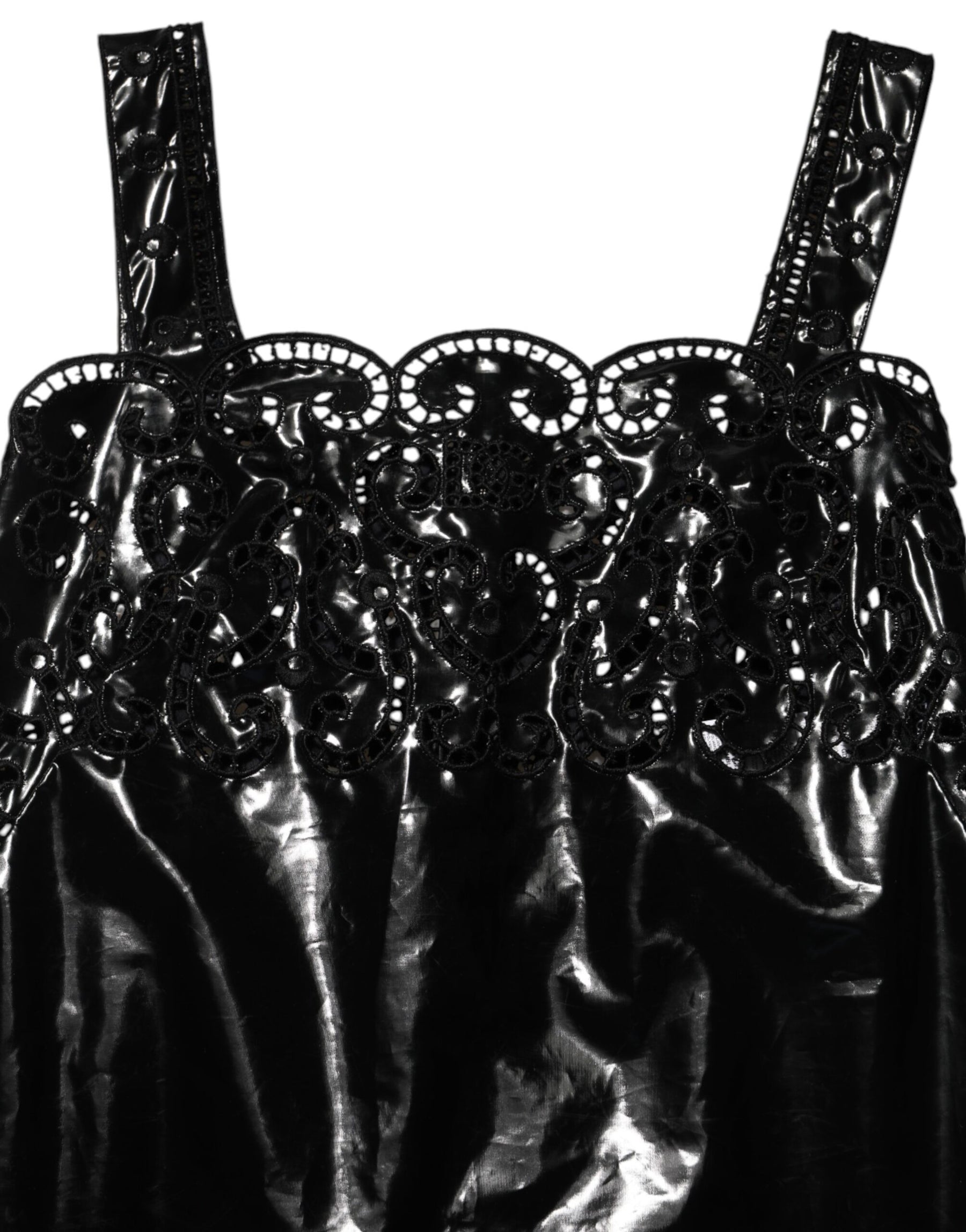 Dolce & Gabbana Black Cut Out A-line Sheath Mini Dress | Regal Royce