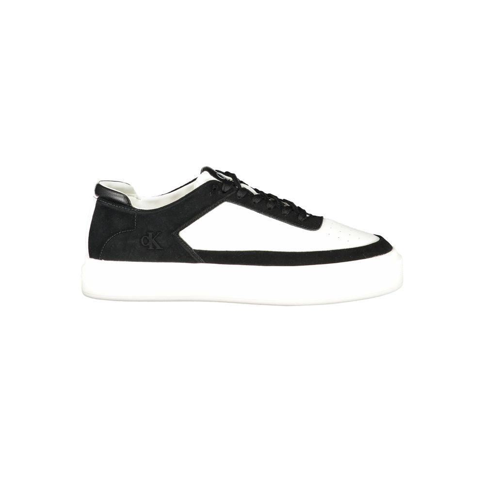 Calvin Klein Bianco Polyurethane Men Sneaker | Regal Royce