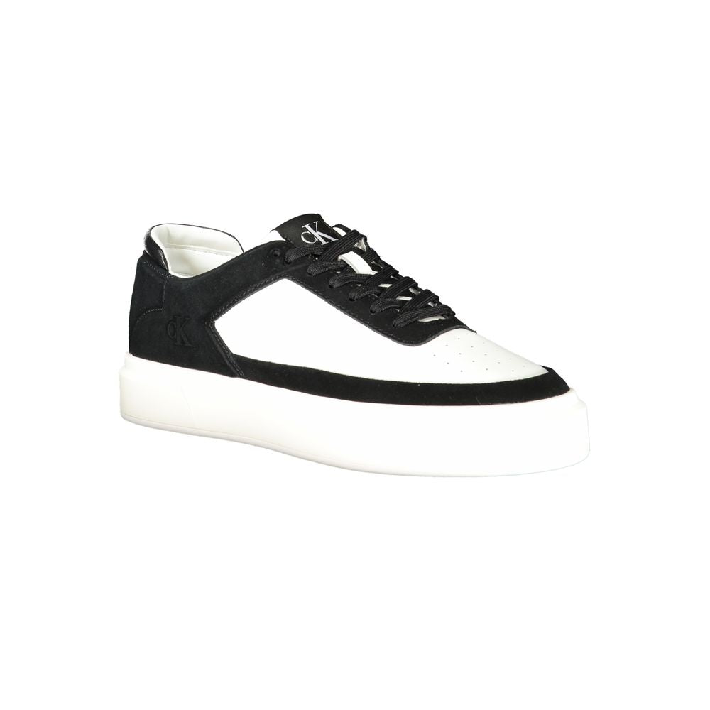 Calvin Klein Bianco Polyurethane Men Sneaker | Regal Royce
