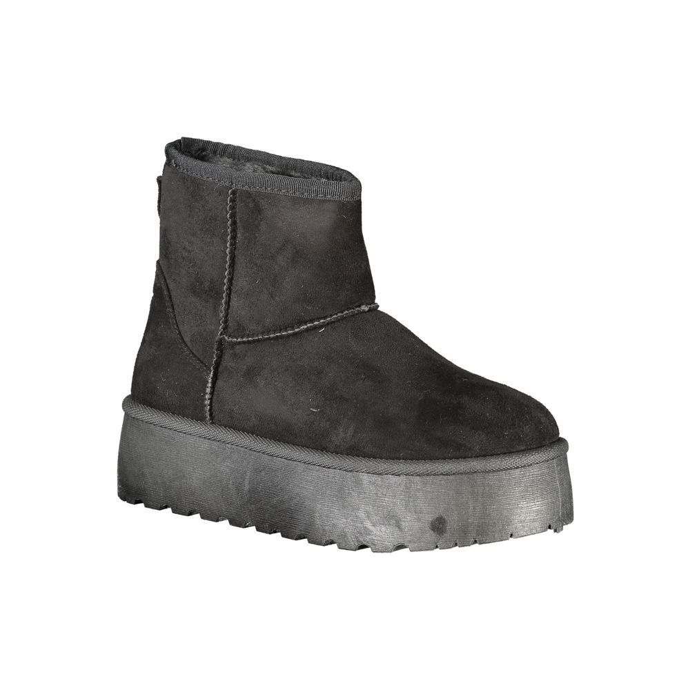 Laura Biagiotti Nero Polyester Womens Boot | Regal Royce