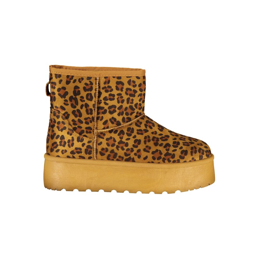 Laura Biagiotti Brown Polyester Women Boot