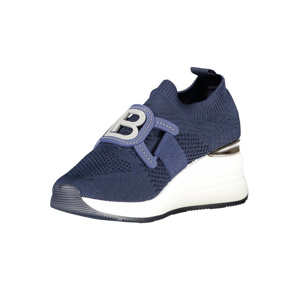 Laura Biagiotti Blue Polyester Women Sneaker | Regal Royce