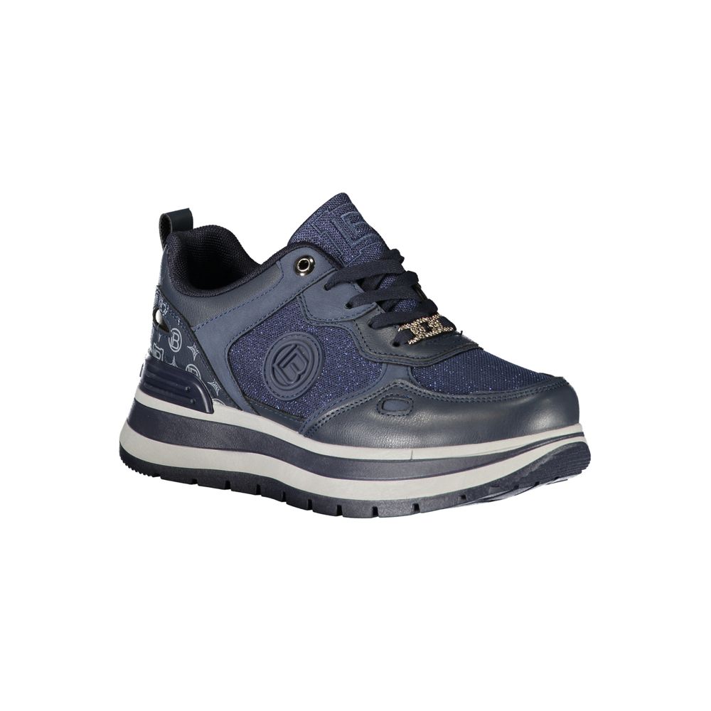 Laura Biagiotti Blue Polyester Women Sneaker | Regal Royce