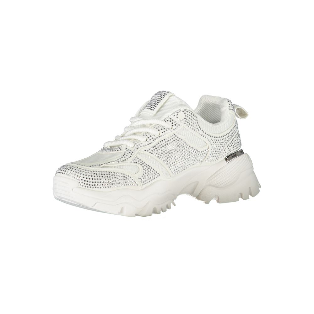 Laura Biagiotti White Polyester Sneaker | Regal Royce