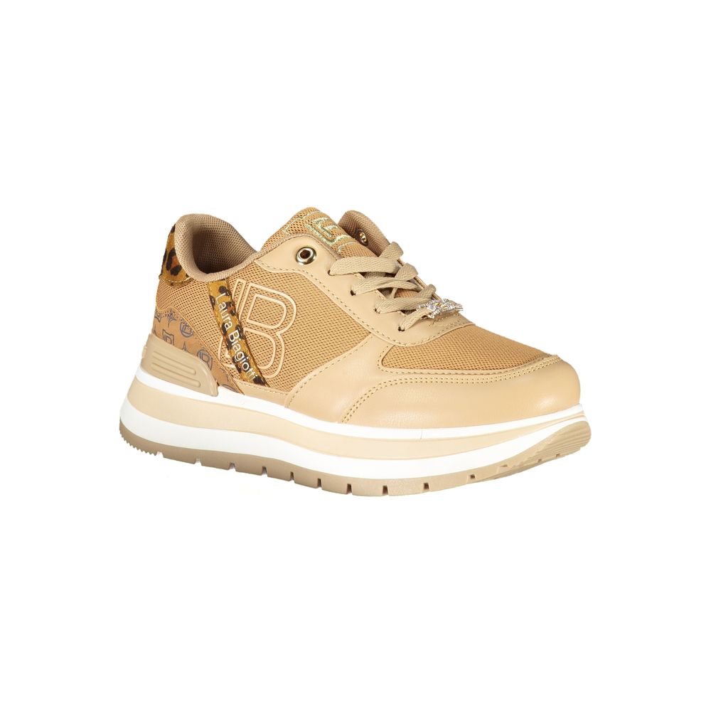 Laura Biagiotti Marrone Polyurethane Women Sneaker | Regal Royce