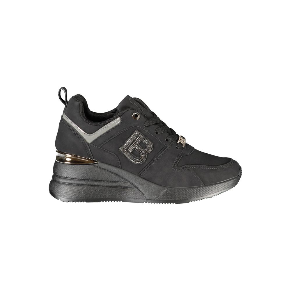 Laura Biagiotti Black Polyester Women Sneaker | Regal Royce