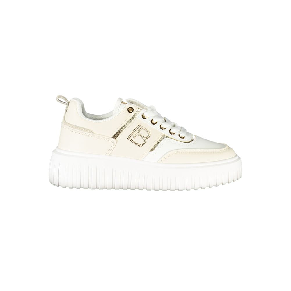 Laura Biagiotti Beige Polyester Women Sneaker | Regal Royce