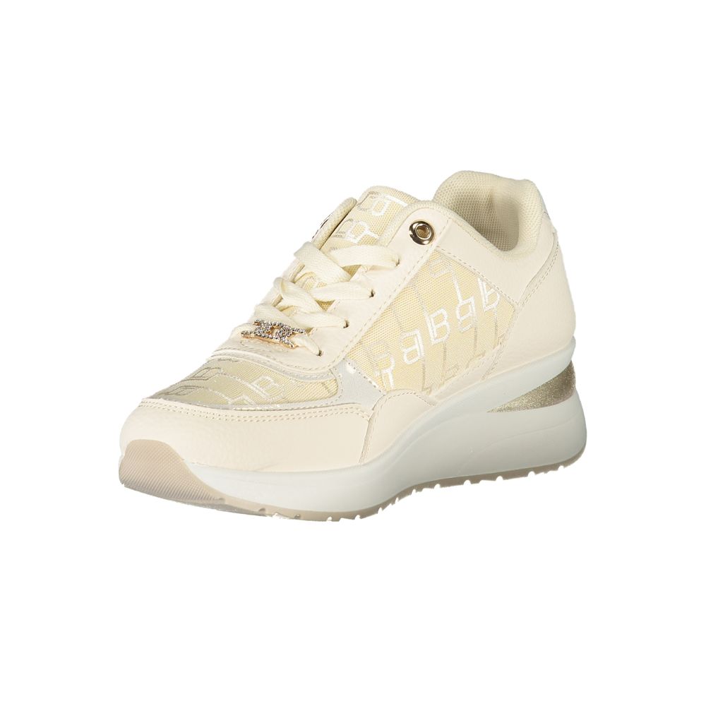 Laura Biagiotti White Polyurethane Women Sneaker | Regal Royce