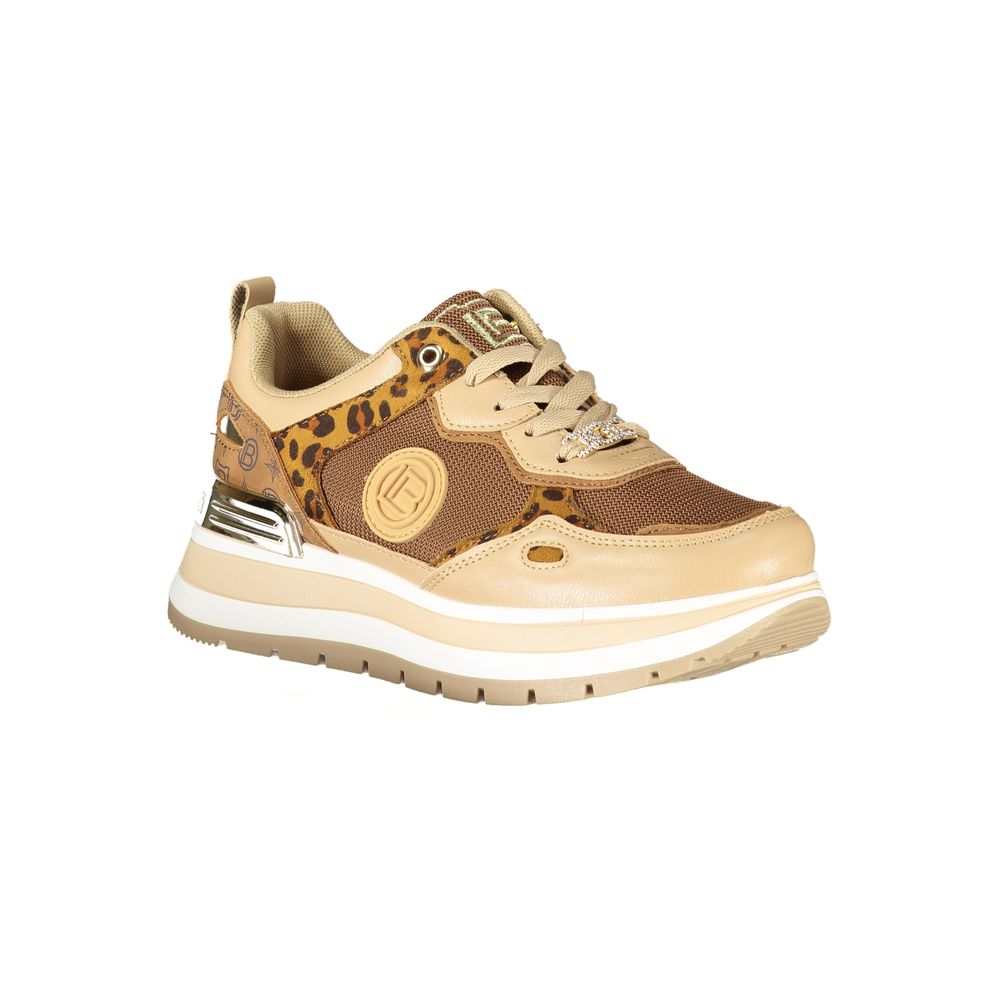 Laura Biagiotti Marrone Polyurethane Women Sneaker | Regal Royce