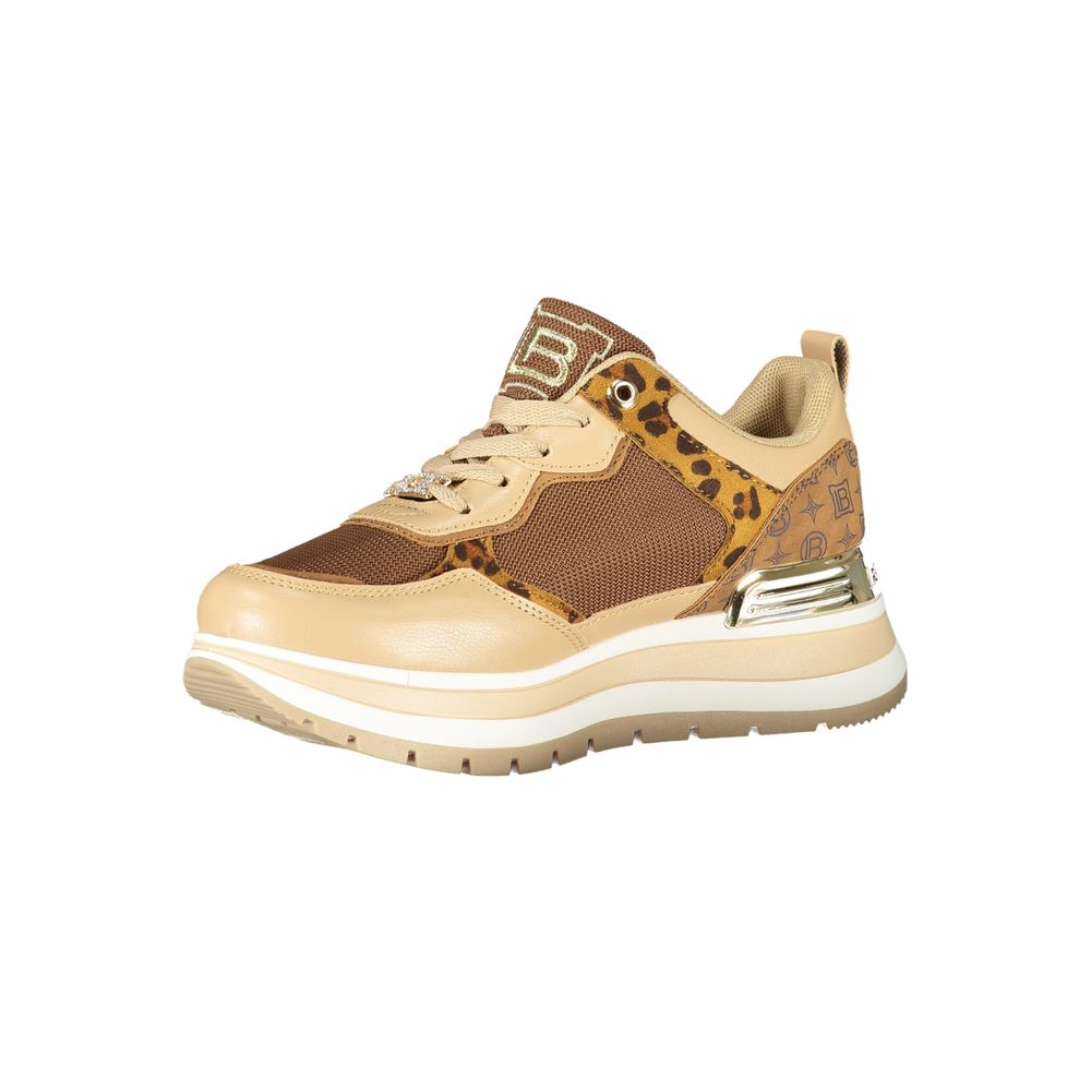 Laura Biagiotti Marrone Polyurethane Women Sneaker | Regal Royce