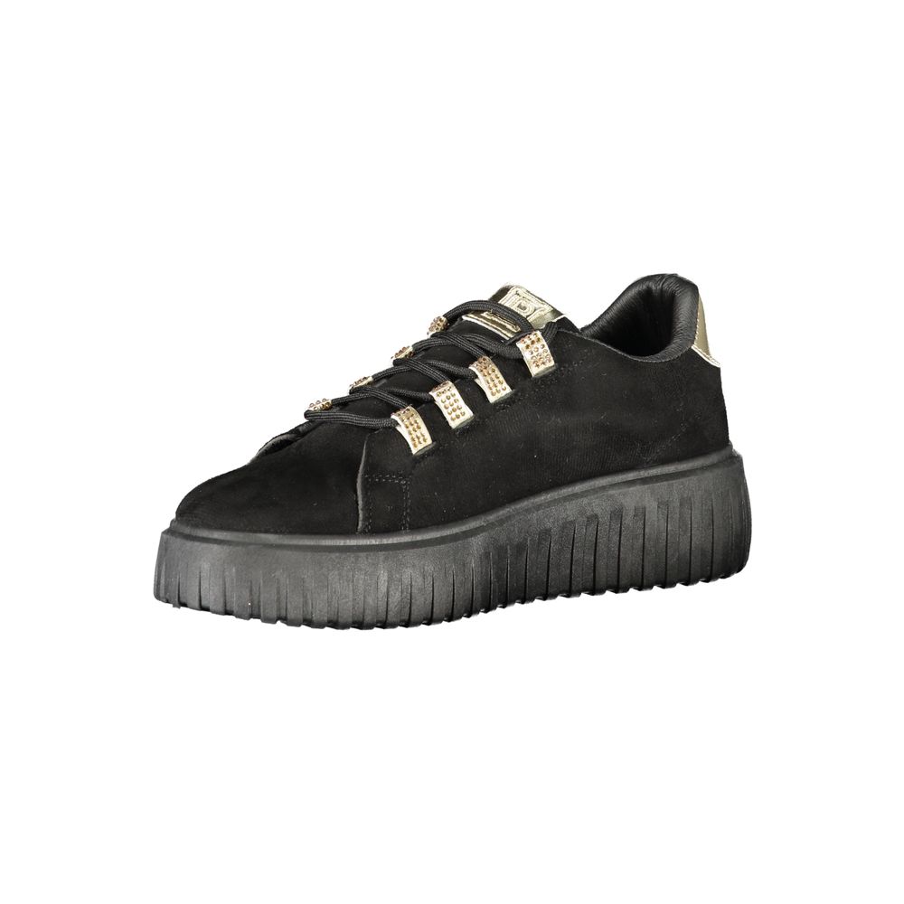 Laura Biagiotti Nero Poliuretano Women Sneaker | Regal Royce
