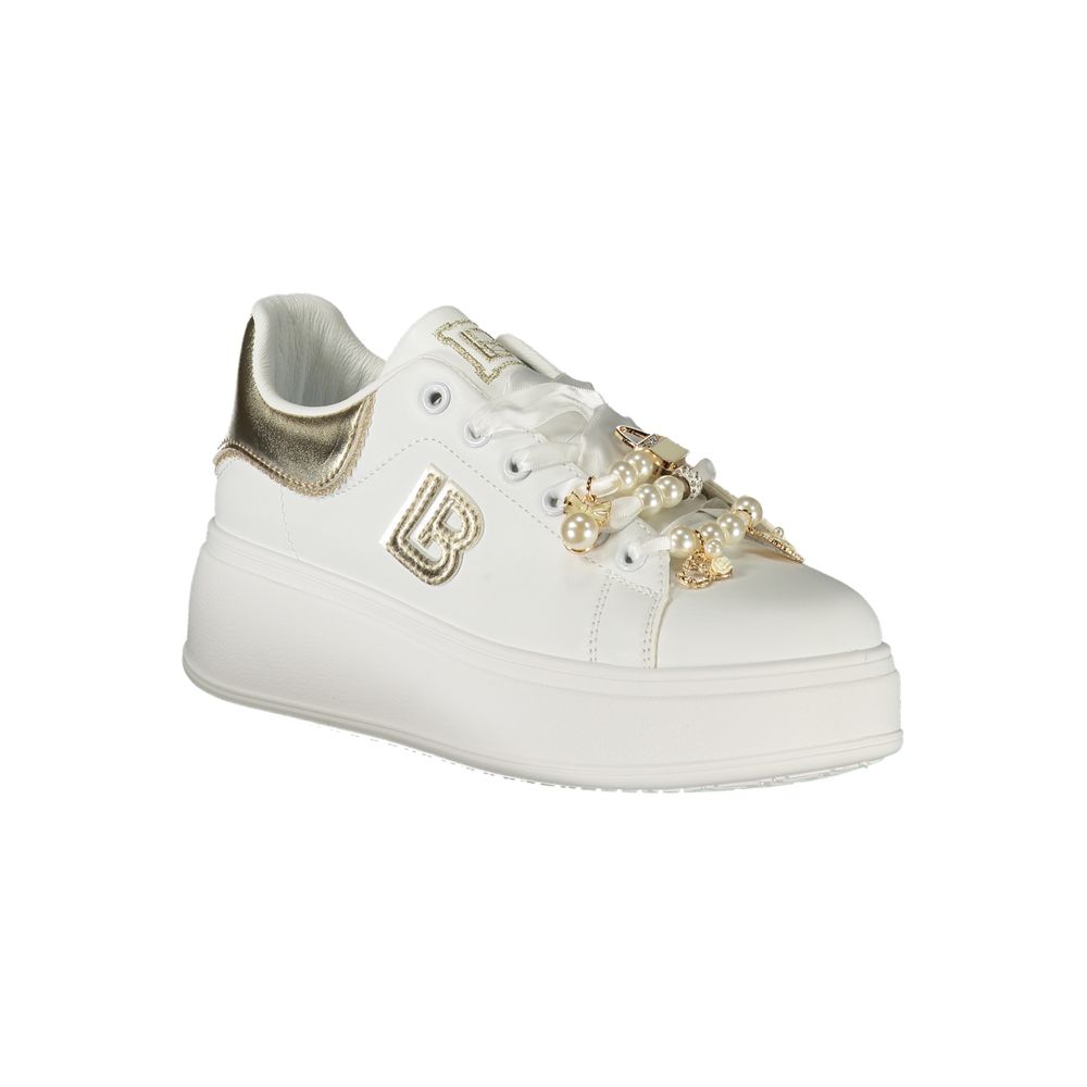 Laura Biagiotti White Polyester Women Sneaker