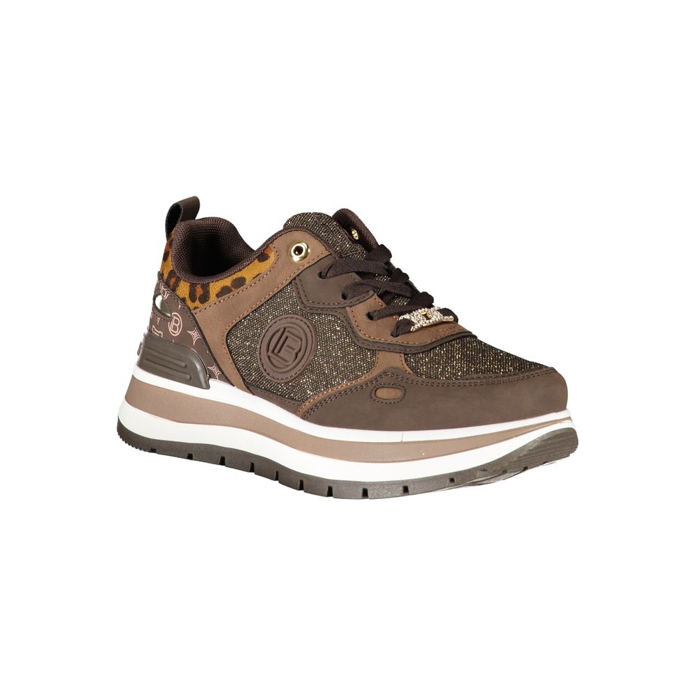 Laura Biagiotti Brown Polyester Women Sneaker