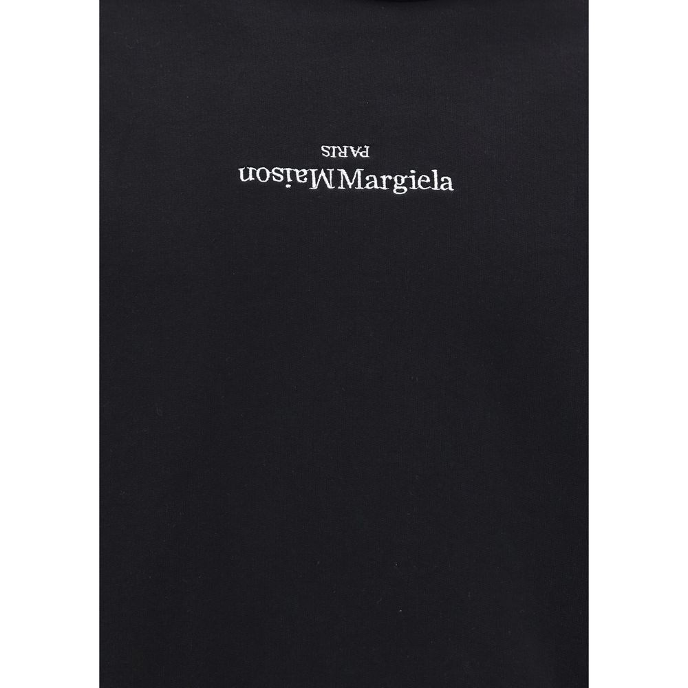Margiela Black Cotton Sweatshirt | Regal Royce