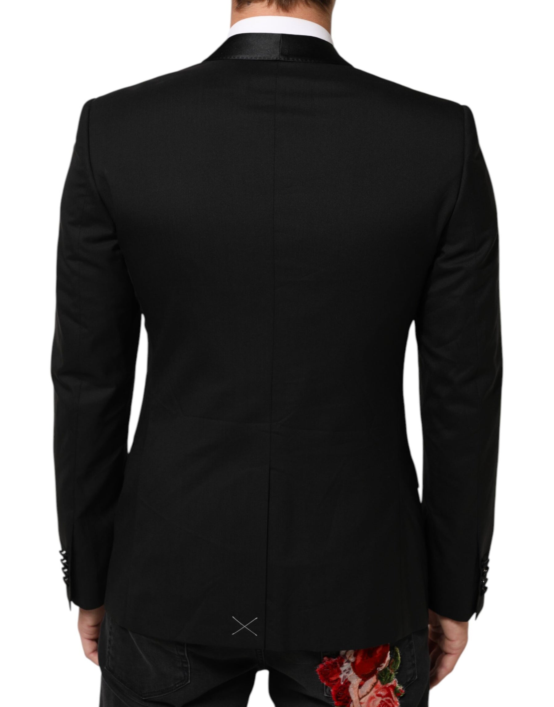 Dolce & Gabbana Black MARTINI 1 Button Suit Jacket Blazer | Regal Royce