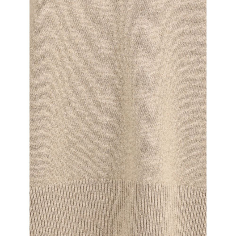 Extreme Cashmere Beige Cashmere Cashmere Sweater | Regal Royce