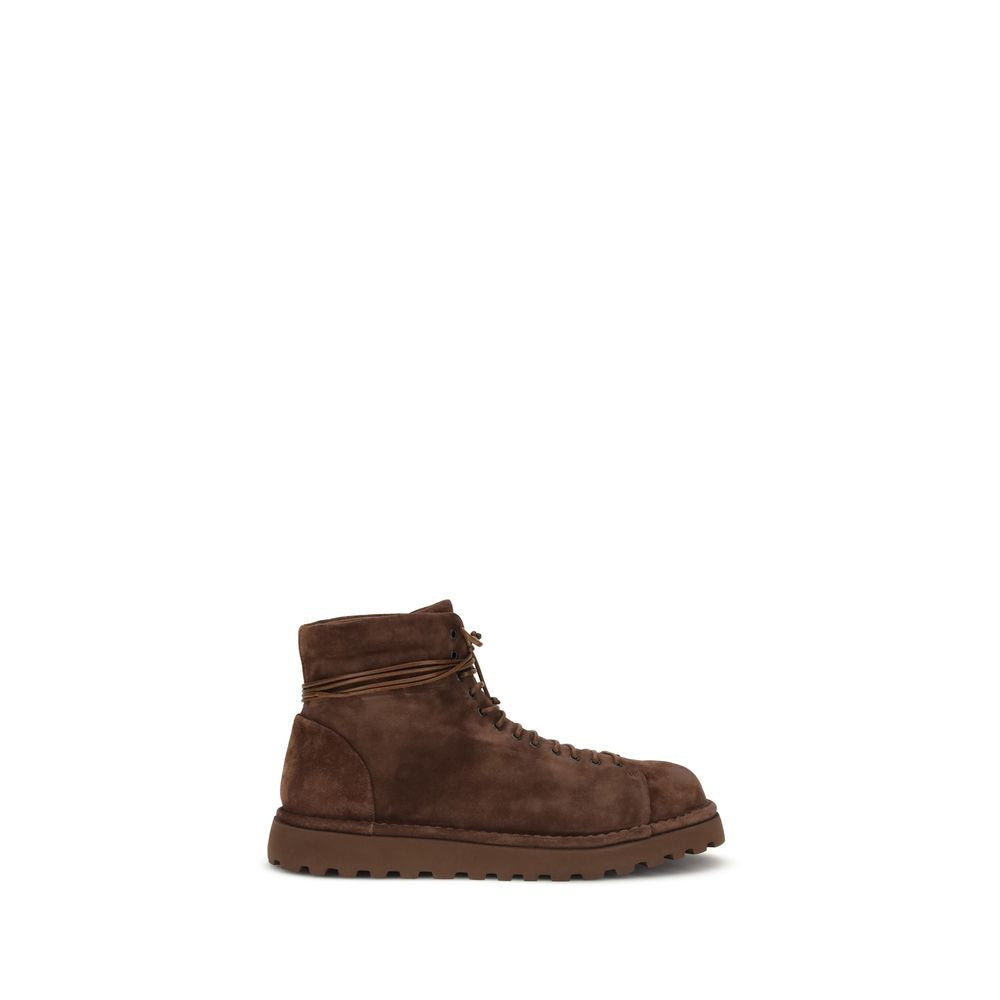 Marsell Brown Calf Leather Bos Taurus Lace-Up Boots | Regal Royce
