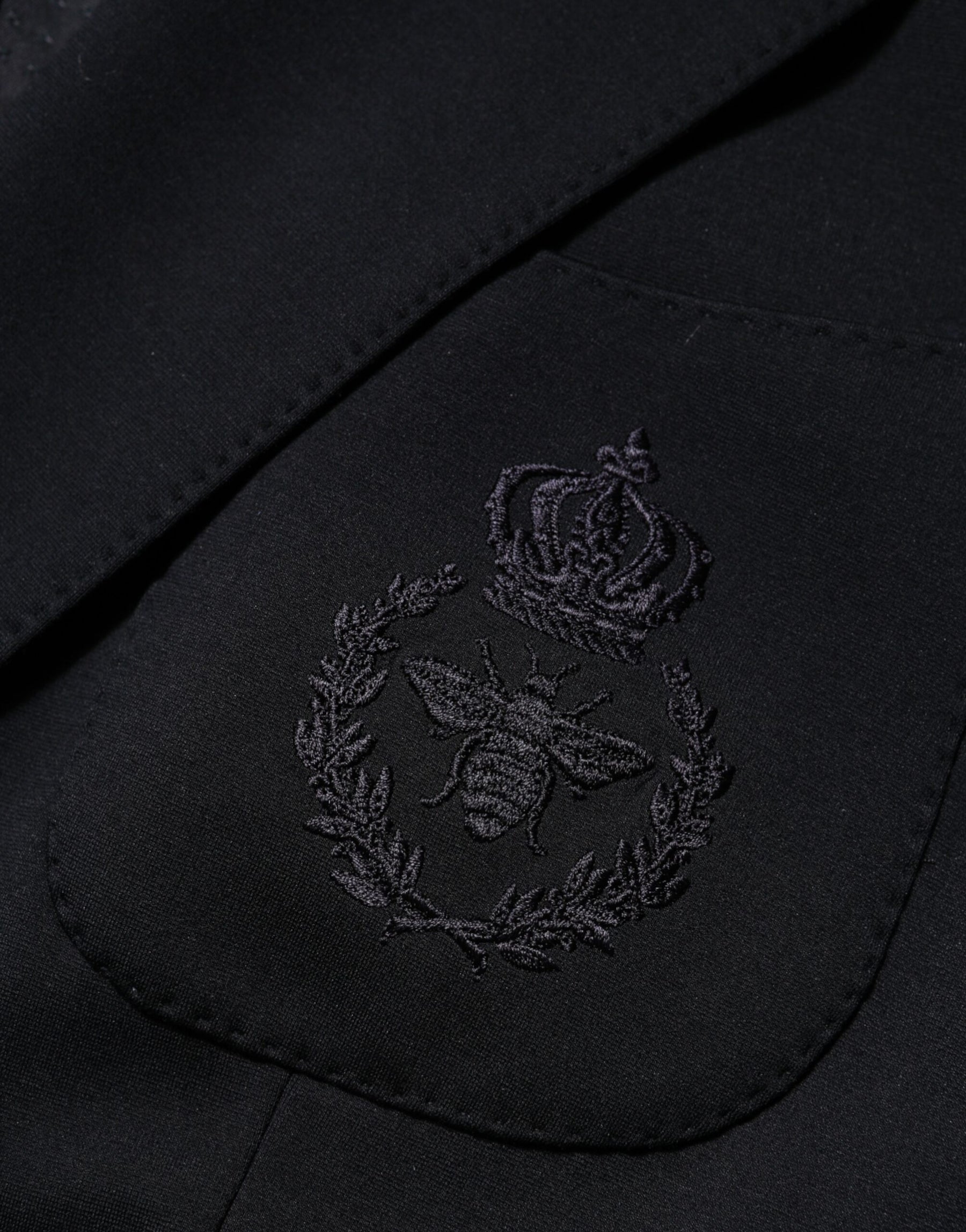 Dolce & Gabbana Black Viscose 2 Buttons Suit Jacket Blazer | Regal Royce