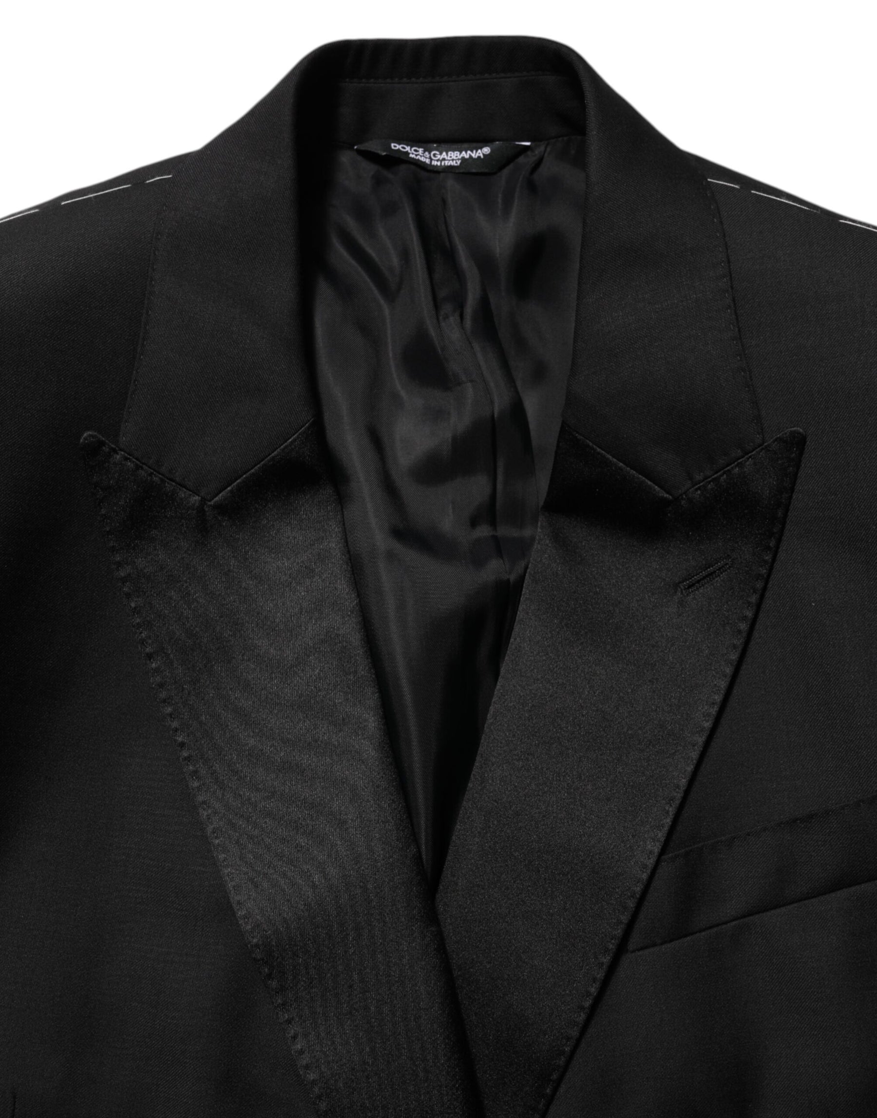 Dolce & Gabbana Black MARTINI Double-Breasted Suit Blazer | Regal Royce