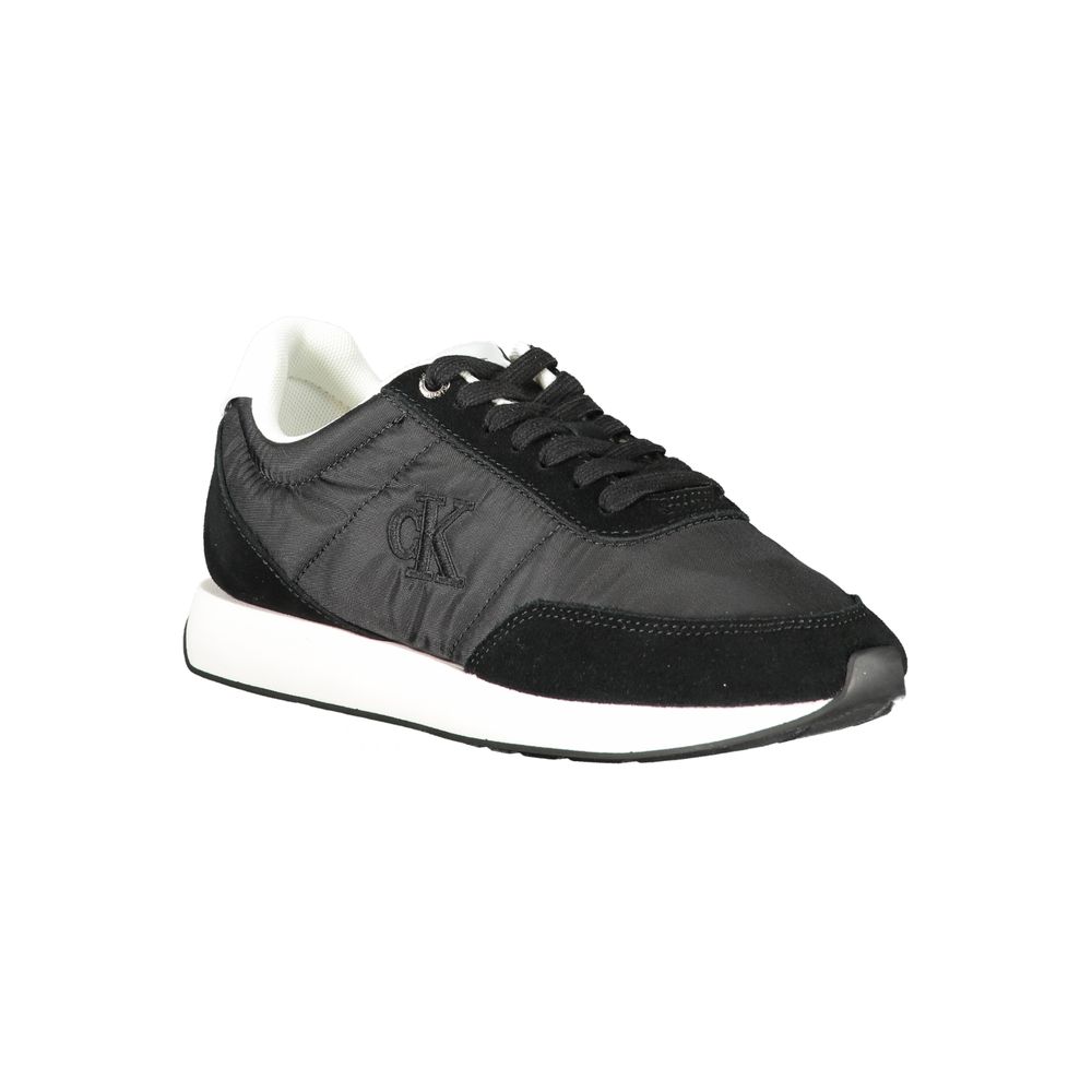 Calvin Klein Black Polyester Women Sneaker | Regal Royce