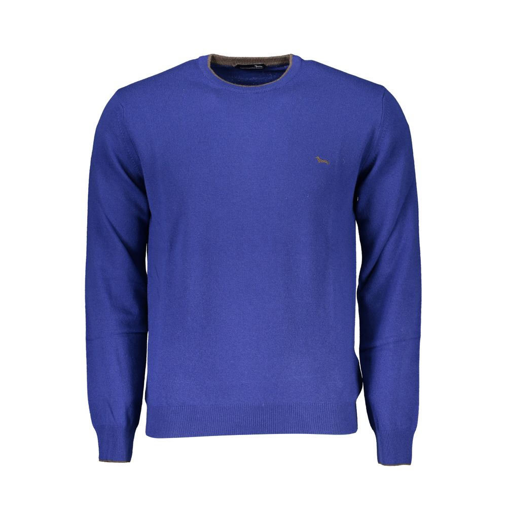 Harmont & Blaine Blu Viscose Men Sweater | Regal Royce