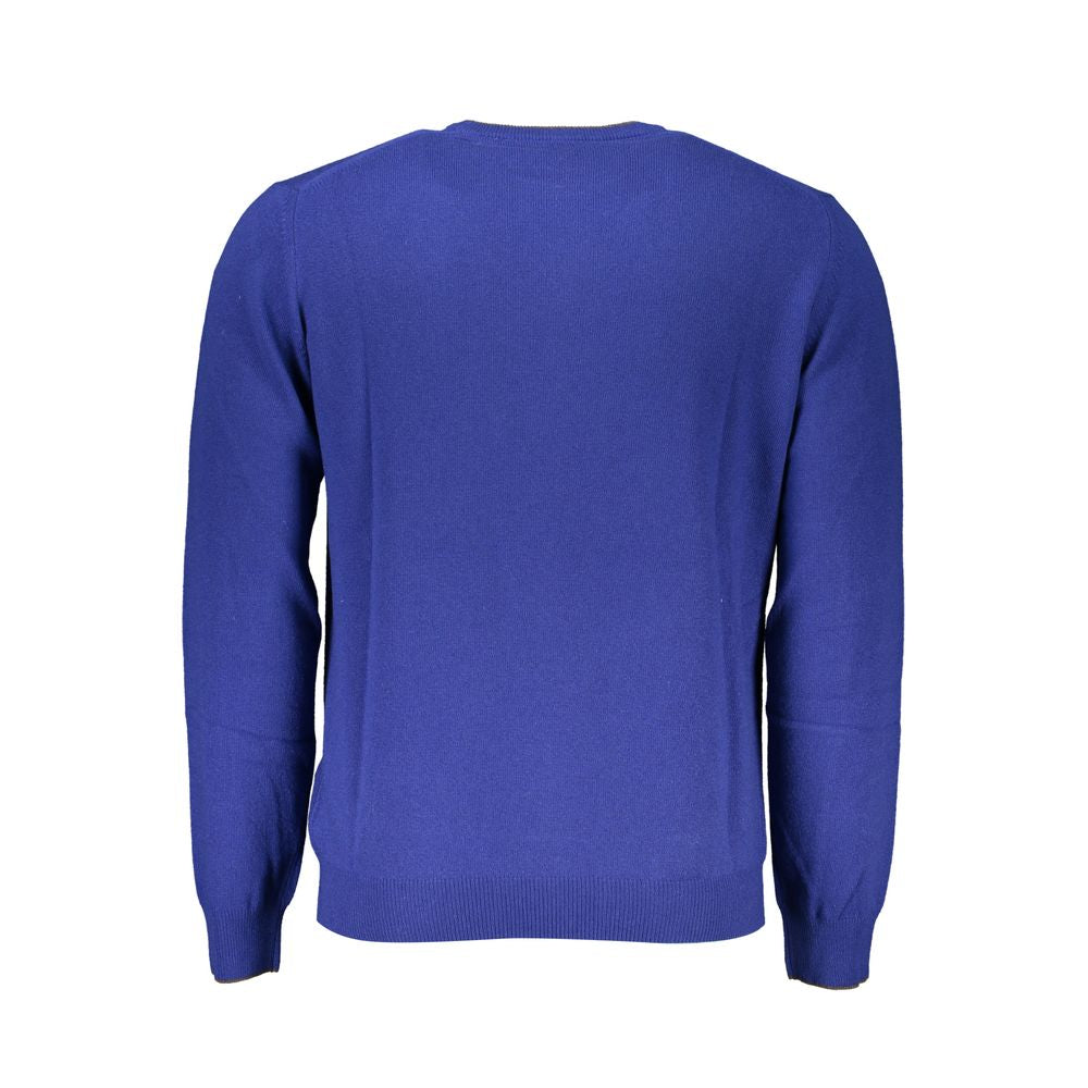 Harmont & Blaine Blu Viscose Men Sweater | Regal Royce